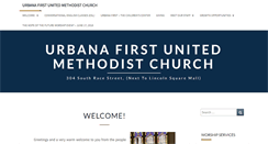 Desktop Screenshot of fumc-urbana.org